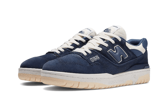 550 Natural Indigo Suede