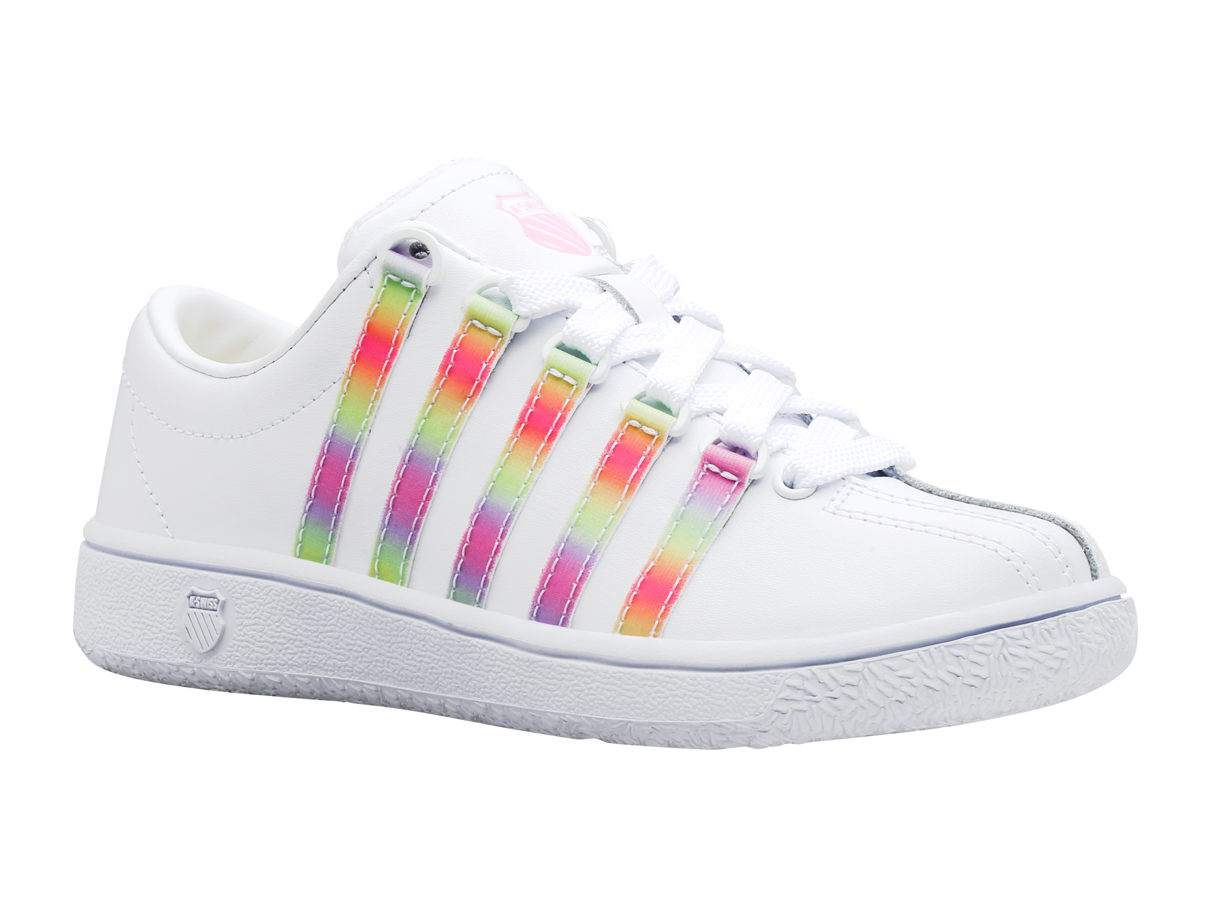 57161-184-M | CLASSIC LX | WHITE/ PASTEL RAINBOW