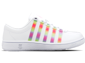 57161-184-M | CLASSIC LX | WHITE/ PASTEL RAINBOW