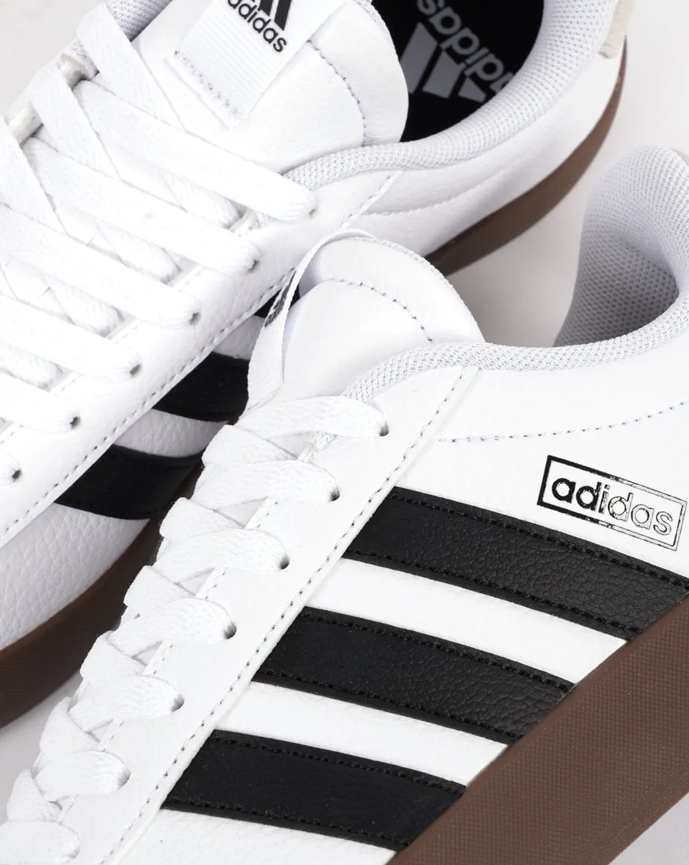 Adidas Court Trainers White Black Gum