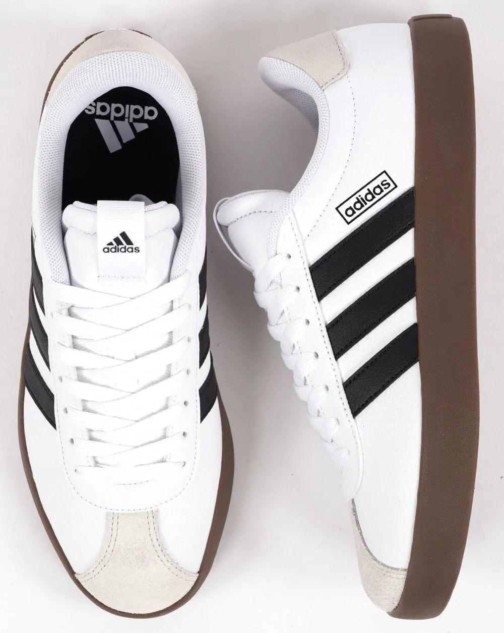 Adidas Court Trainers White Black Gum