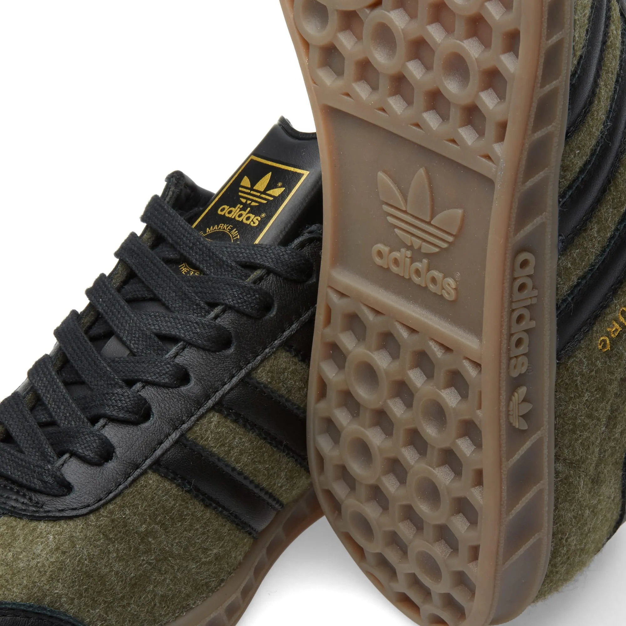 Adidas HamburgJungle Ink, Core Black & Gum