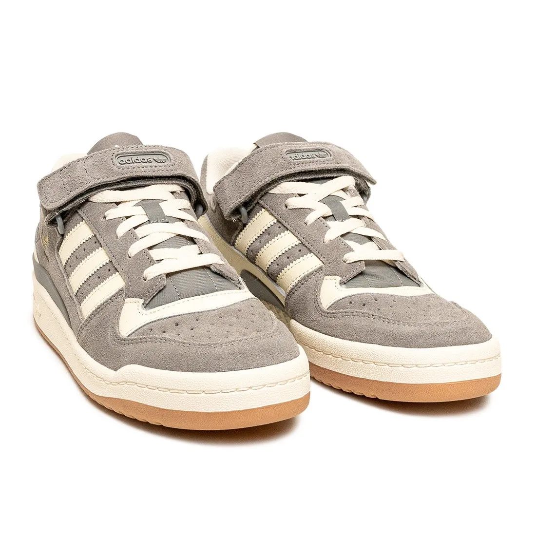 Adidas Men Forum Low (gray / ch solid gray / cream white / gum 3)