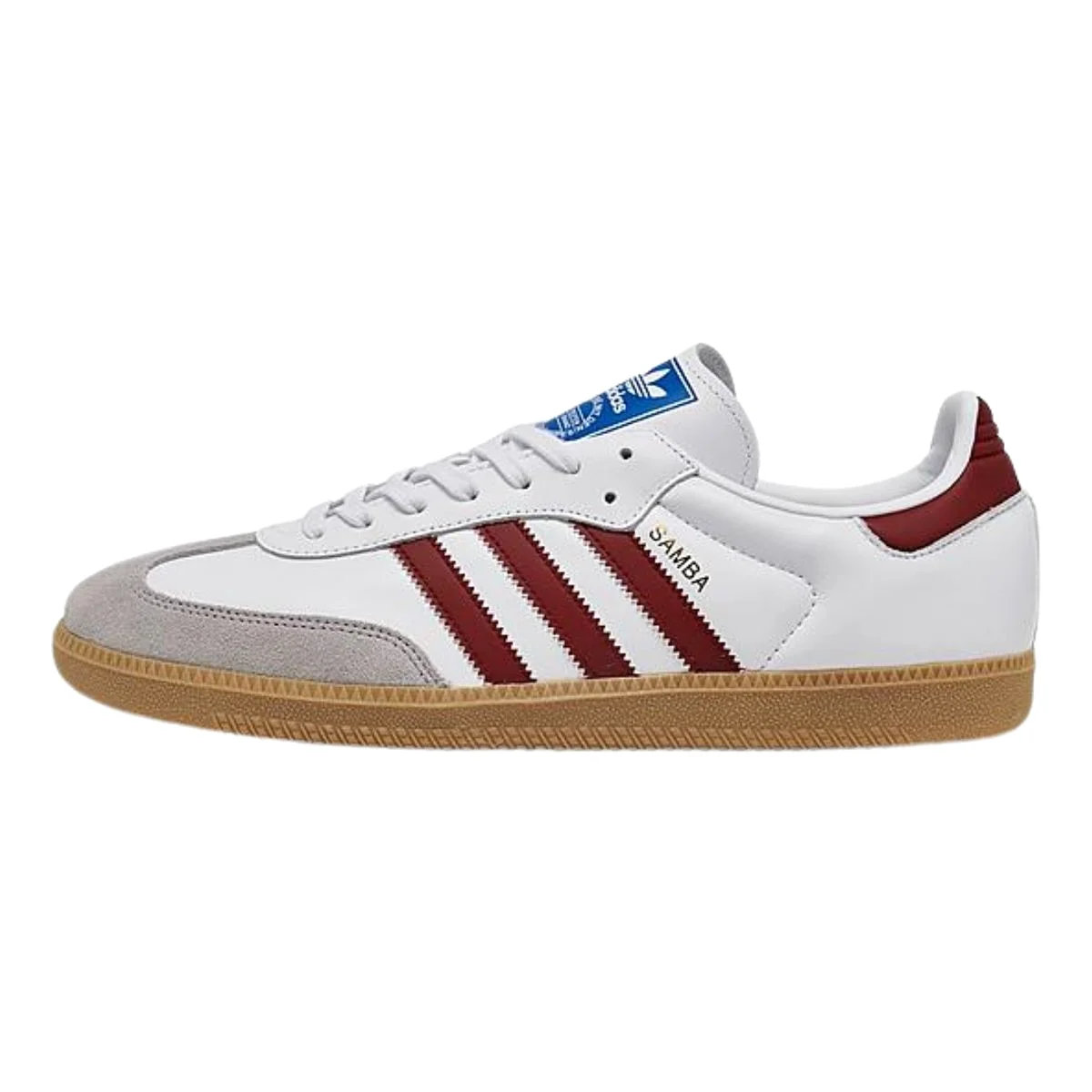 Adidas Men's Samba OG White/Collegiate Burgundy/Gum