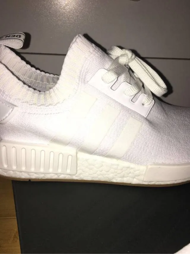 Adidas NMD R_1 Primeknit PK White Gum Pack Men Size8&9US