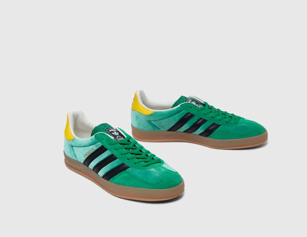 adidas Originals Gazelle Indoor Green / Black - Gum - size? exclusive