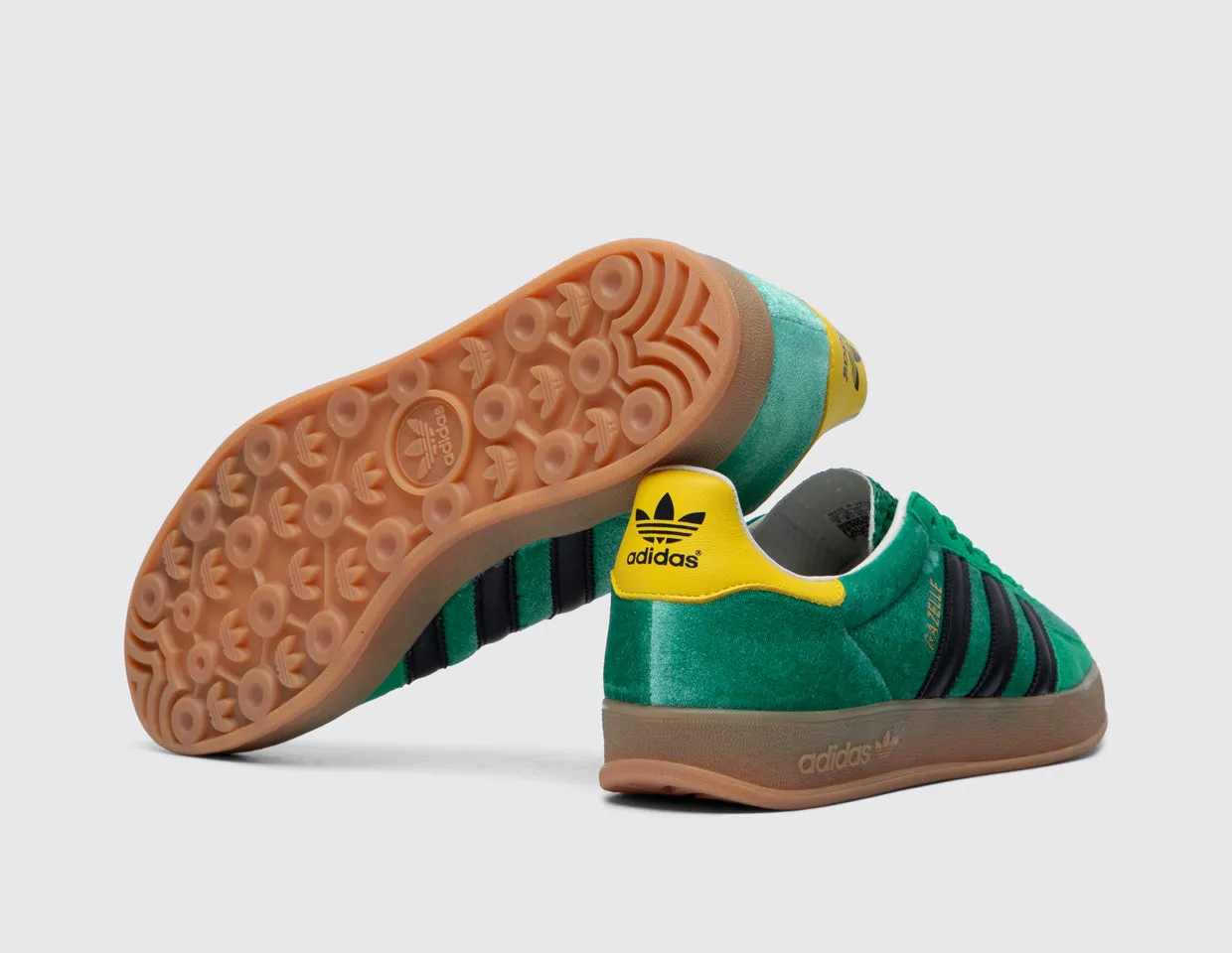 adidas Originals Gazelle Indoor Green / Black - Gum - size? exclusive