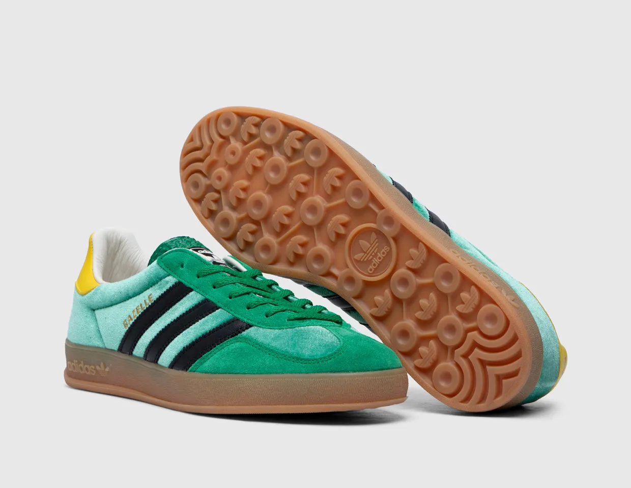 adidas Originals Gazelle Indoor Green / Black - Gum - size? exclusive