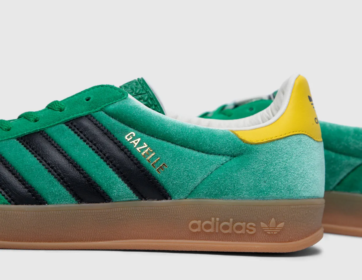 adidas Originals Gazelle Indoor Green / Black - Gum - size? exclusive