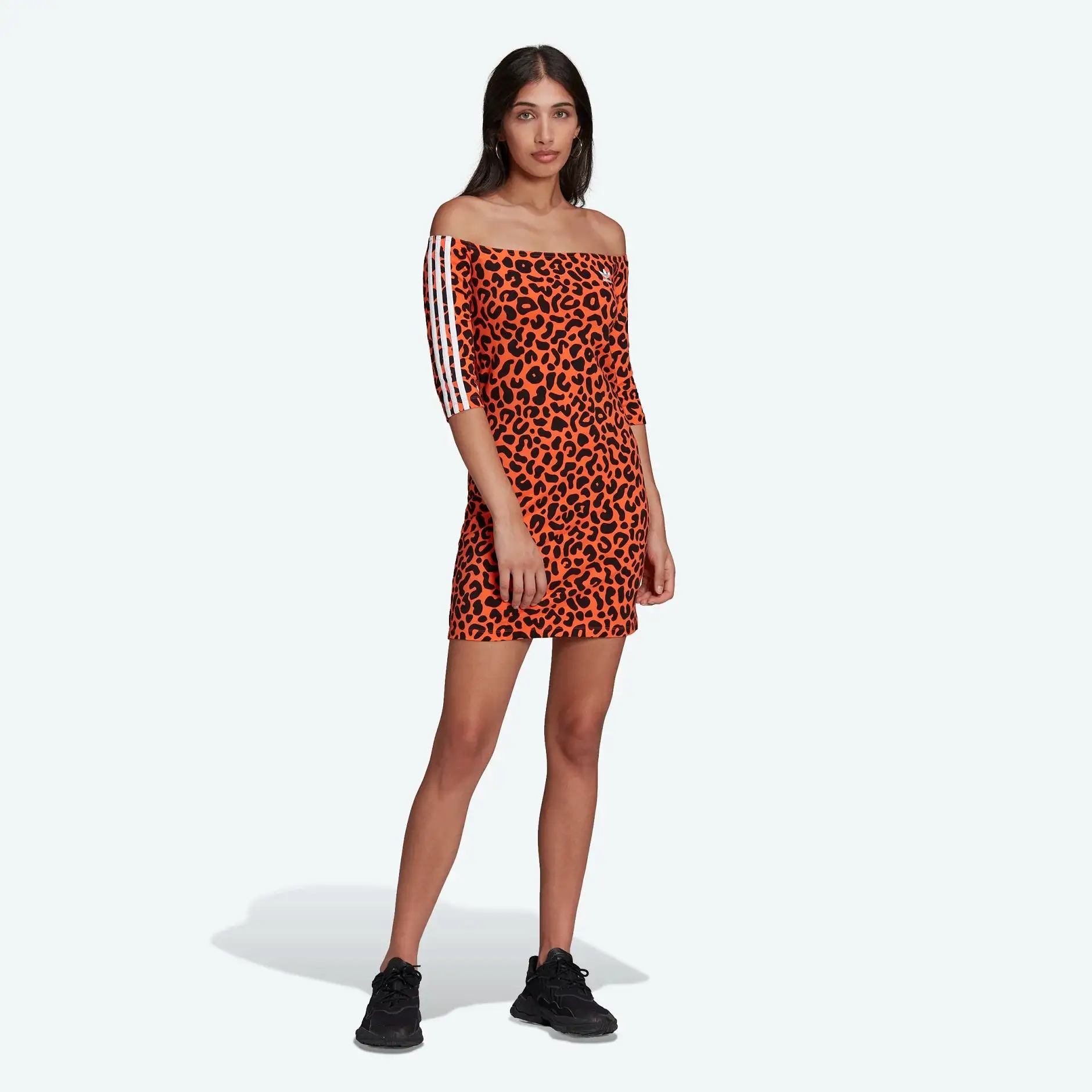 Adidas Originals Women's x Rich Mnisi Leopard Print Dress