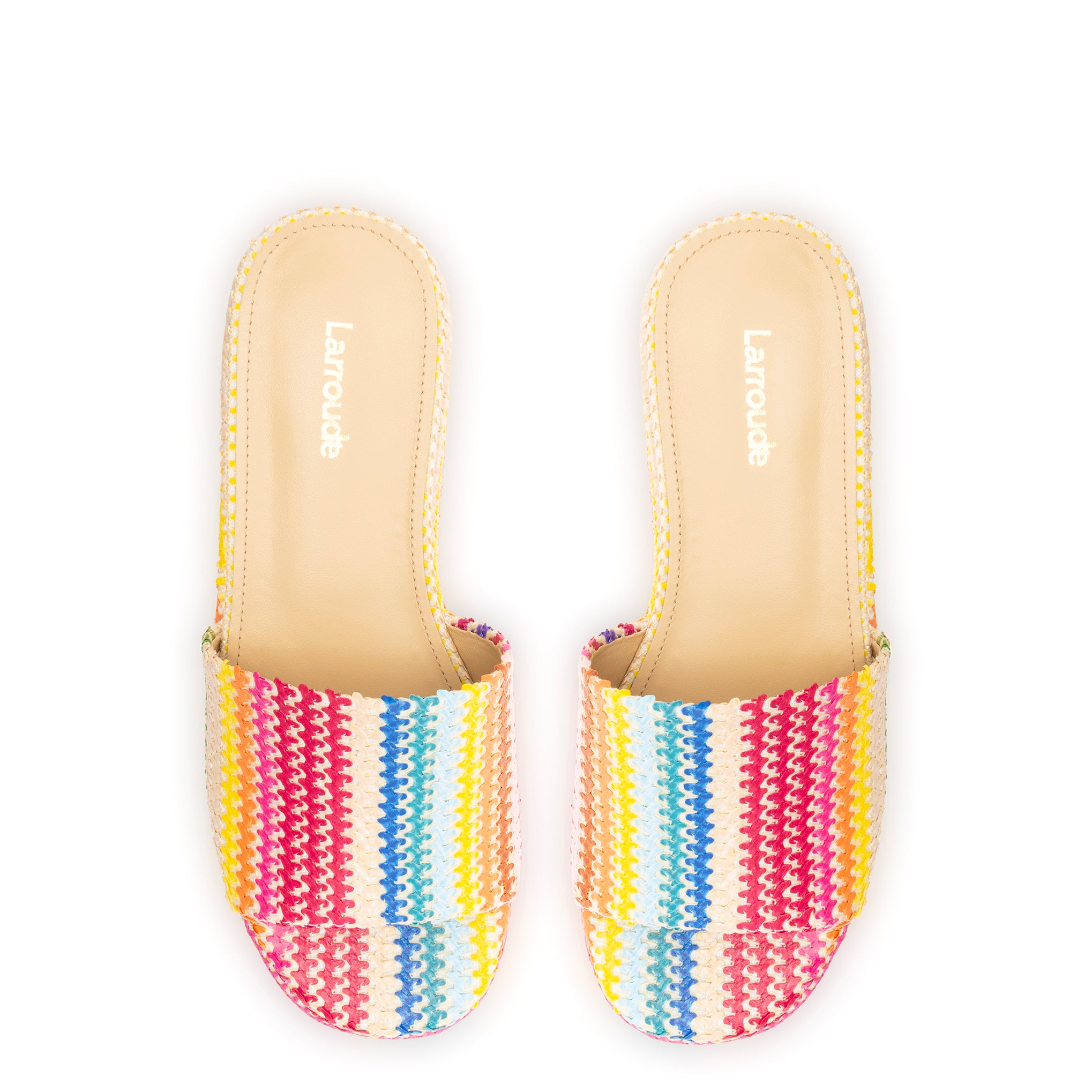 Alex In Rainbow Raffia