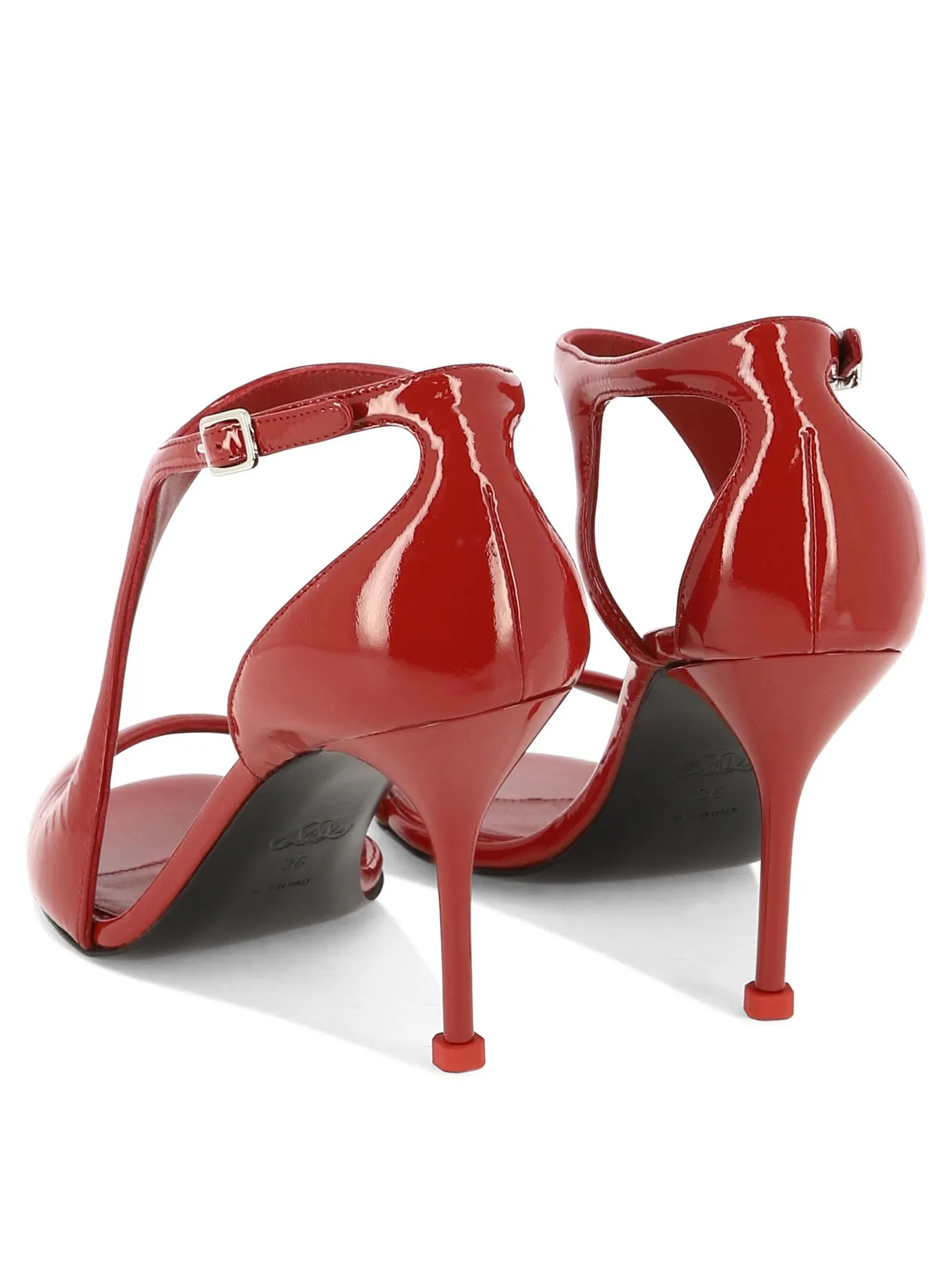 ALEXANDER MCQUEEN Fierce and Fiery: Red Sandals for the Modern Woman