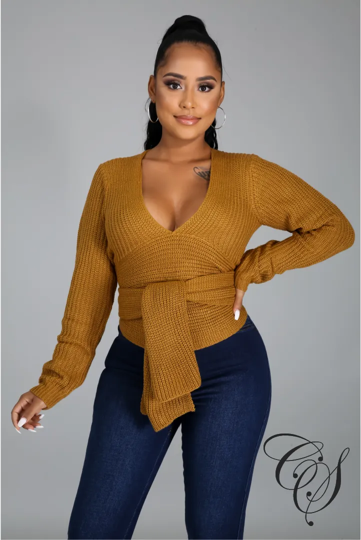 Amari Asymmetrical Knit Sweater