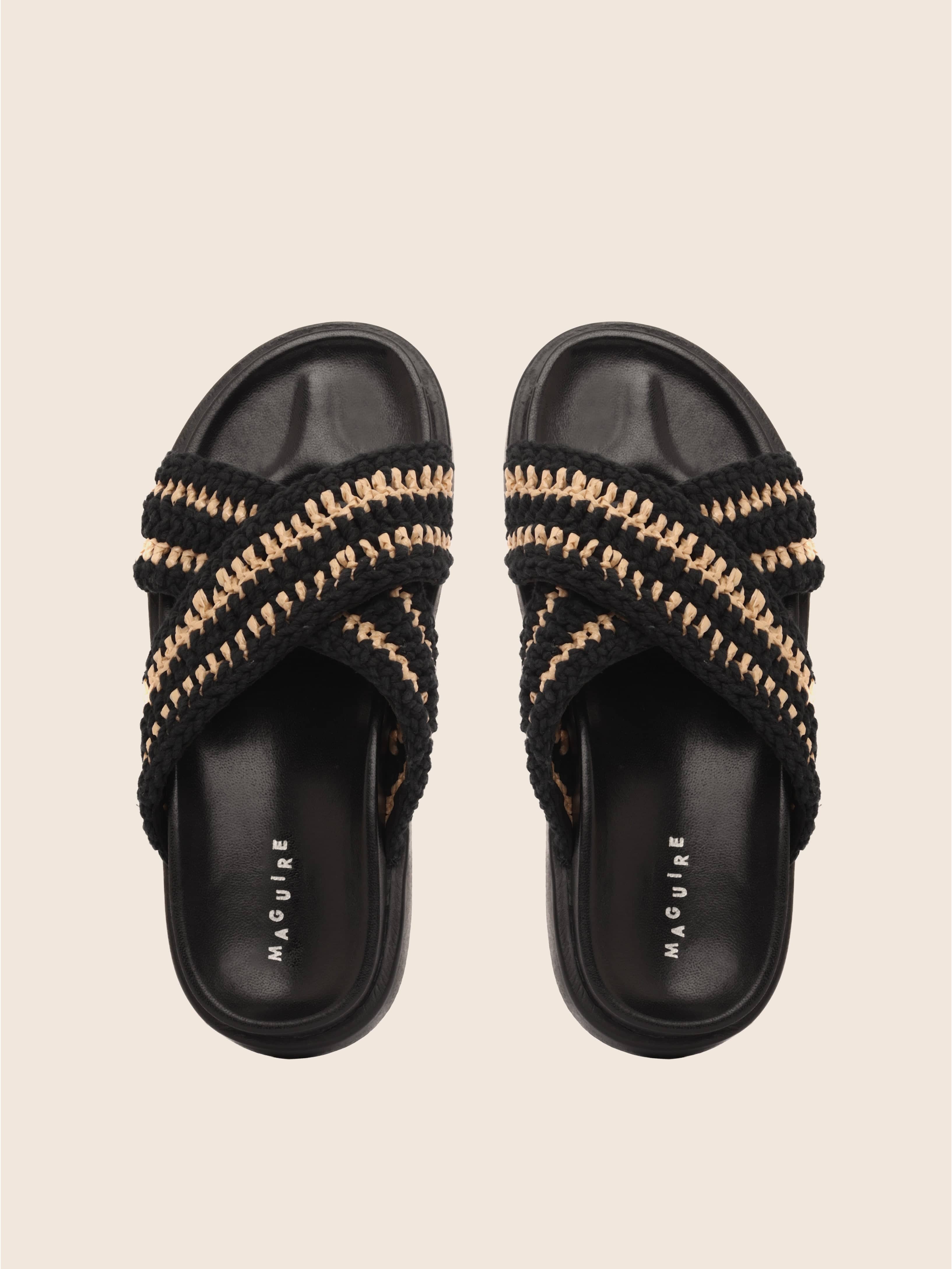 Aria Black Sandal