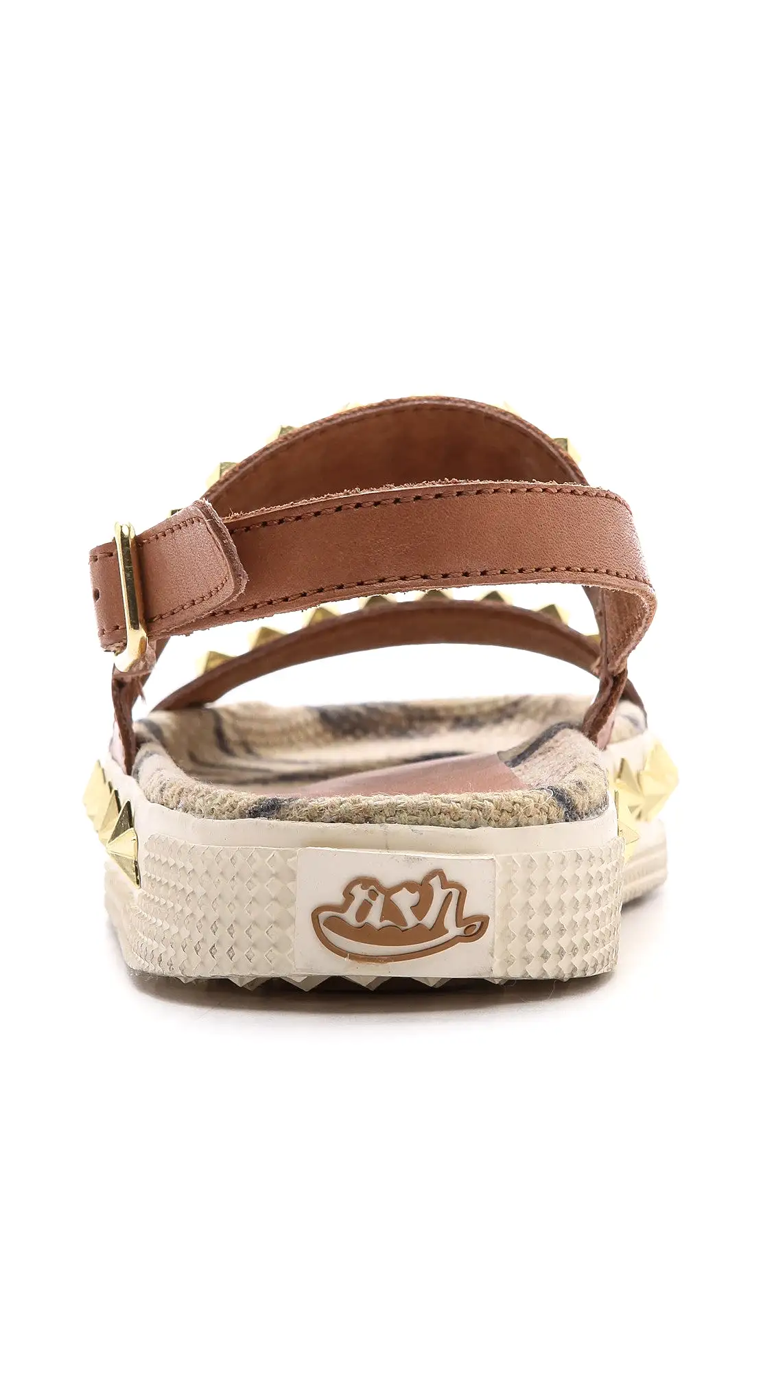 ASH ITALIA Women's Karma Platform Sandal -Cookie/Natural-