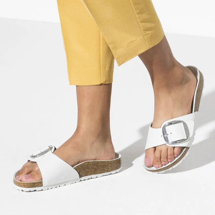 Birkenstock Madrid Big Buckle White