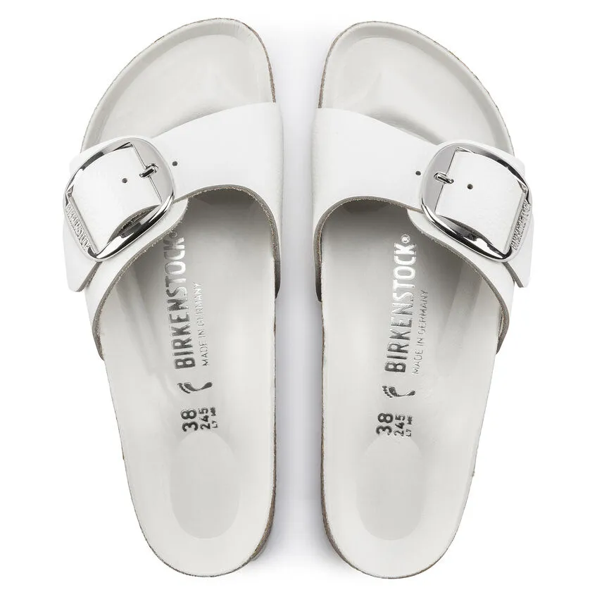 Birkenstock Madrid Big Buckle White