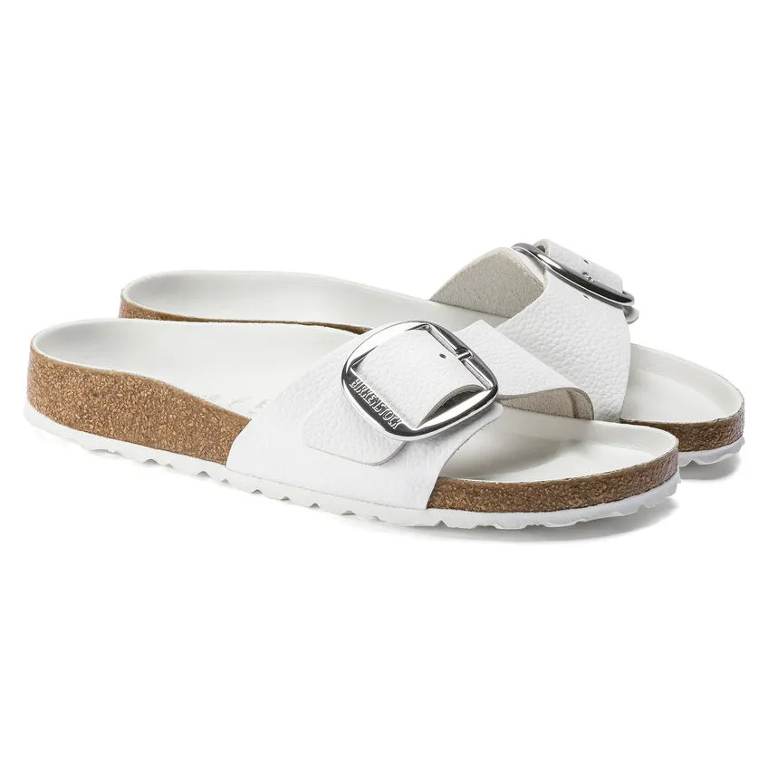 Birkenstock Madrid Big Buckle White