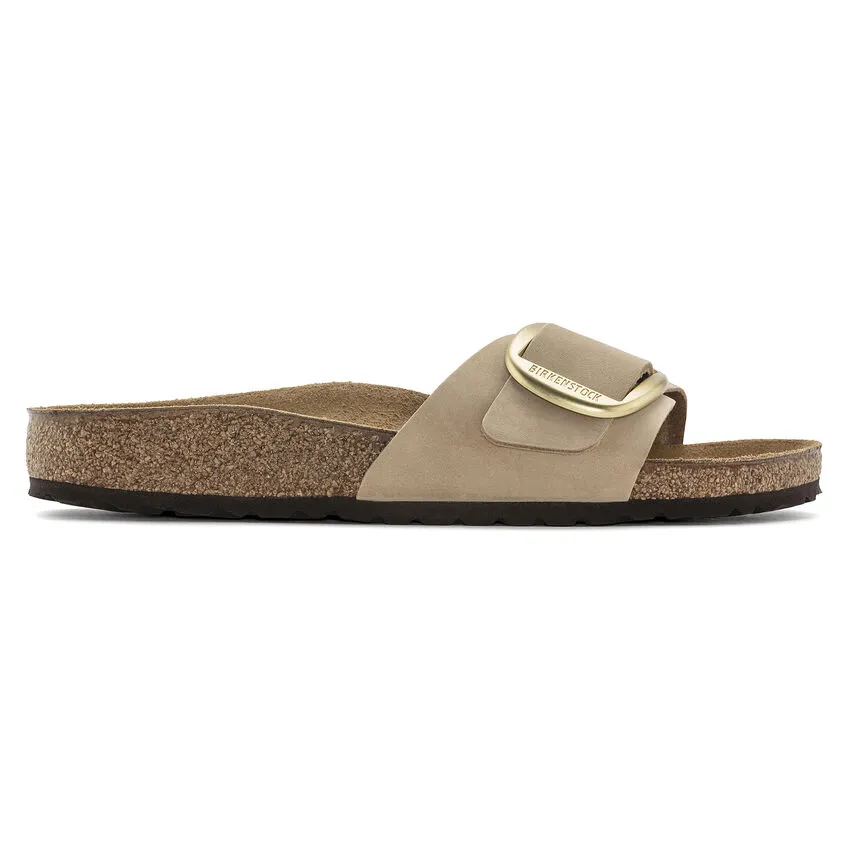 Birkenstock Women’s Madrid Big Buckle Slip On Sandals-Sandcastle