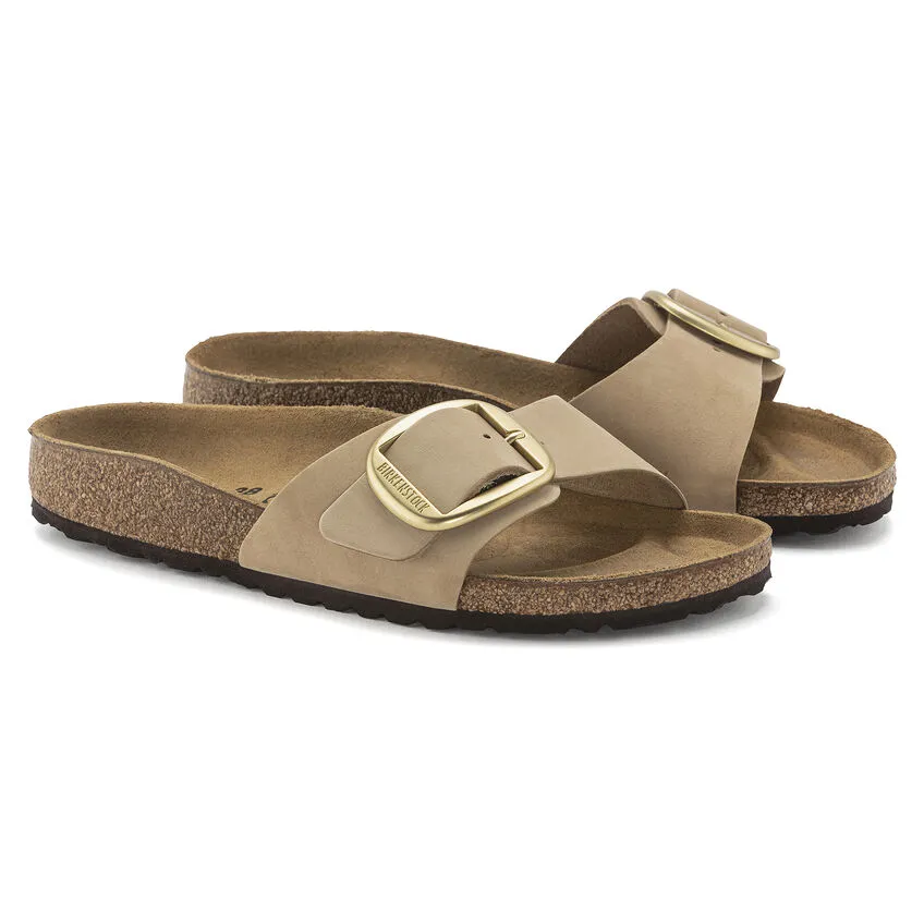 Birkenstock Women’s Madrid Big Buckle Slip On Sandals-Sandcastle