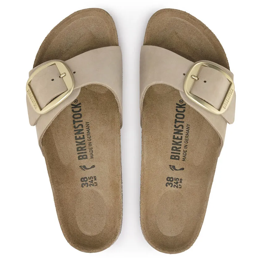 Birkenstock Women’s Madrid Big Buckle Slip On Sandals-Sandcastle