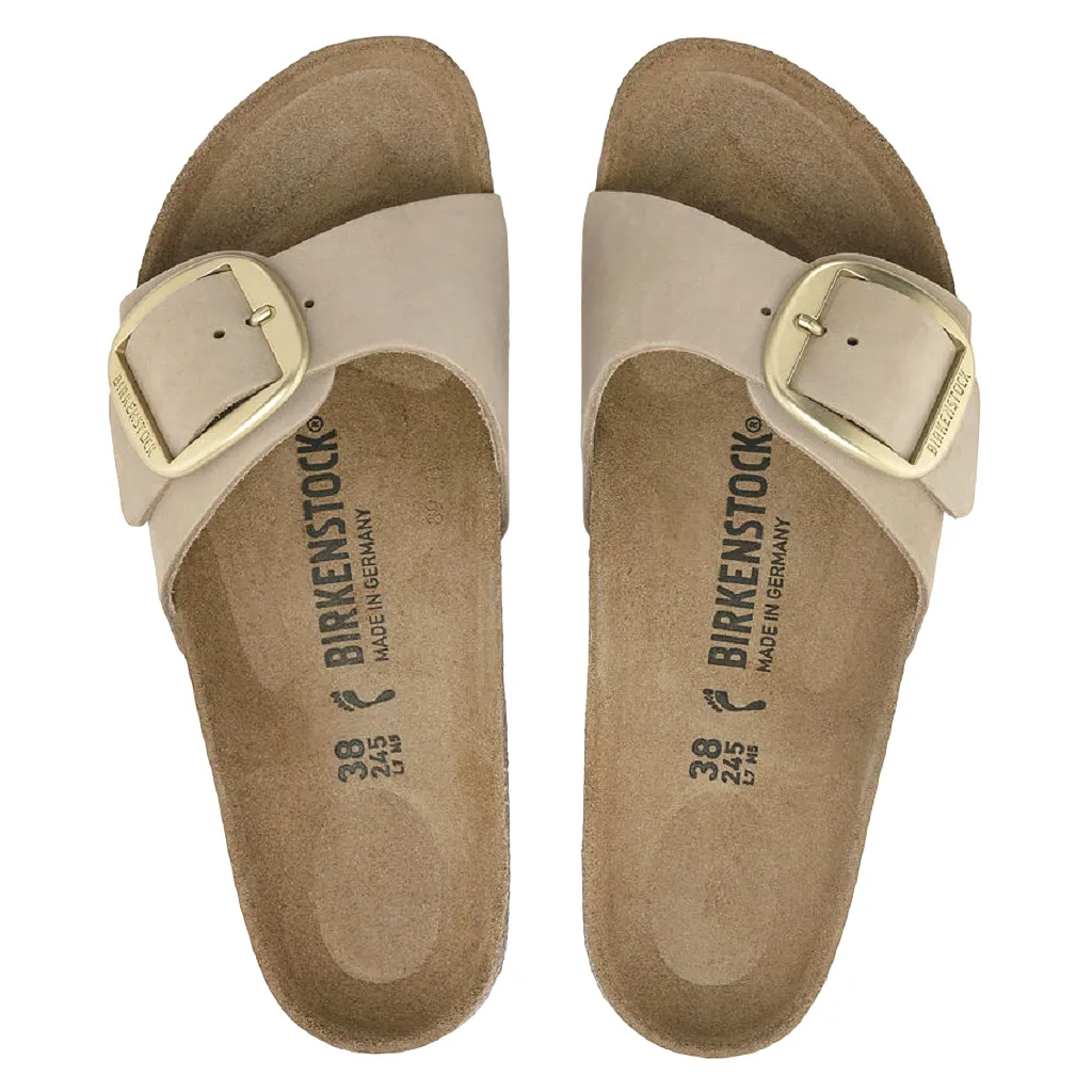 Birkenstock Women's Madrid Big Buckle Sandal - Nubuck Leather