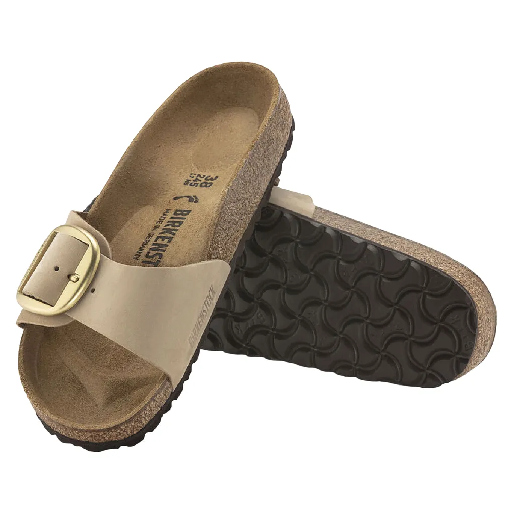 Birkenstock Women's Madrid Big Buckle Sandal - Nubuck Leather