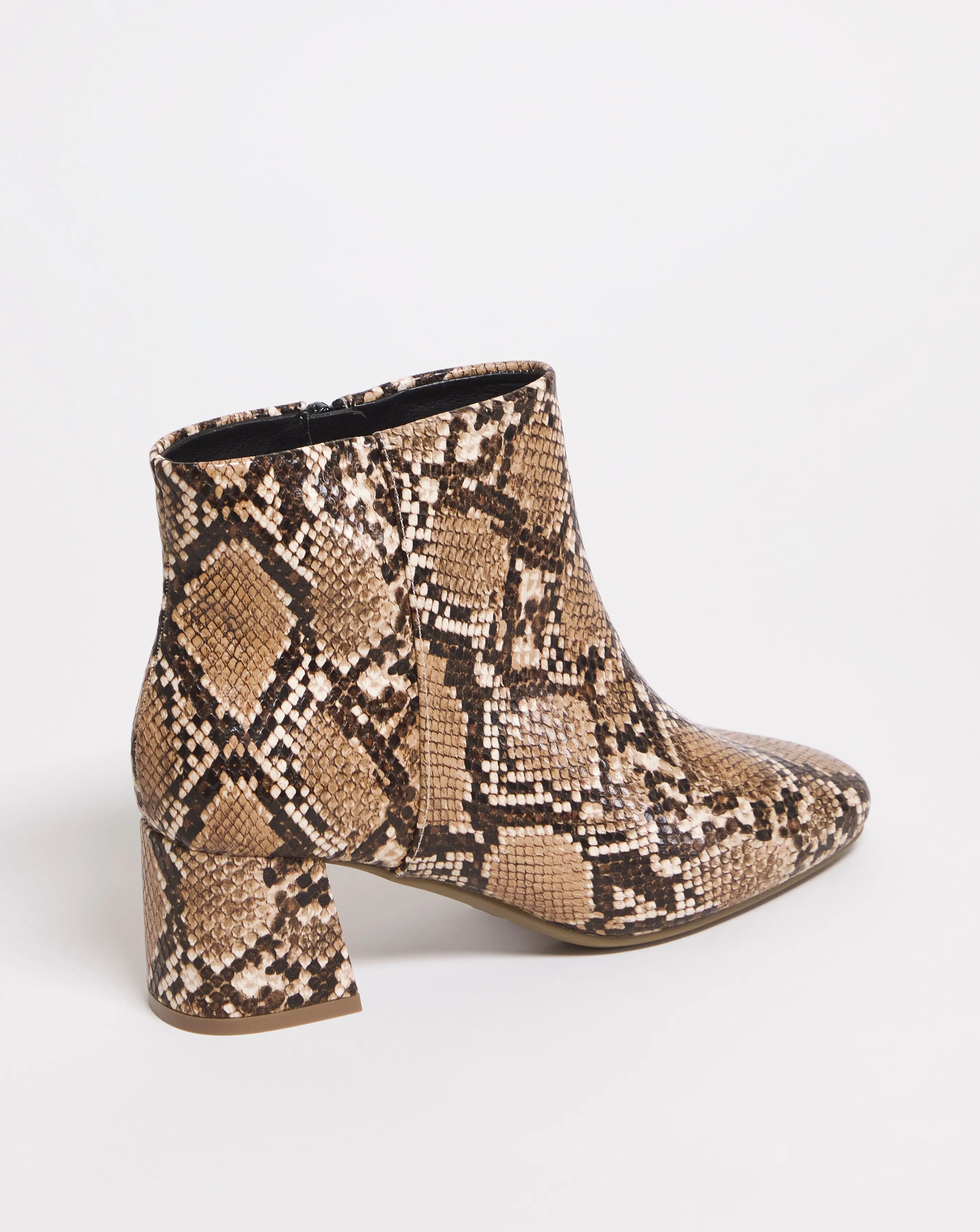 Block Heeled Boot E Fit | Simply Be