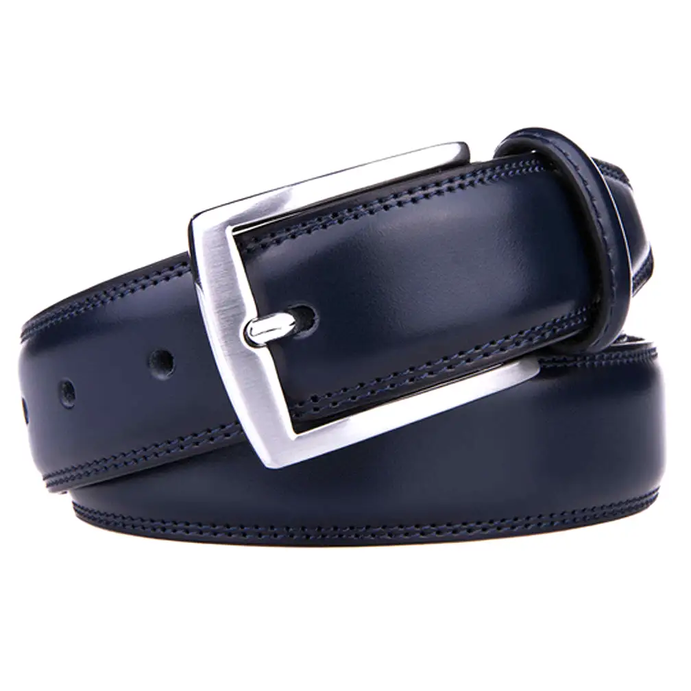 Braveman Men's Classic Genuine Leather Dress Belt