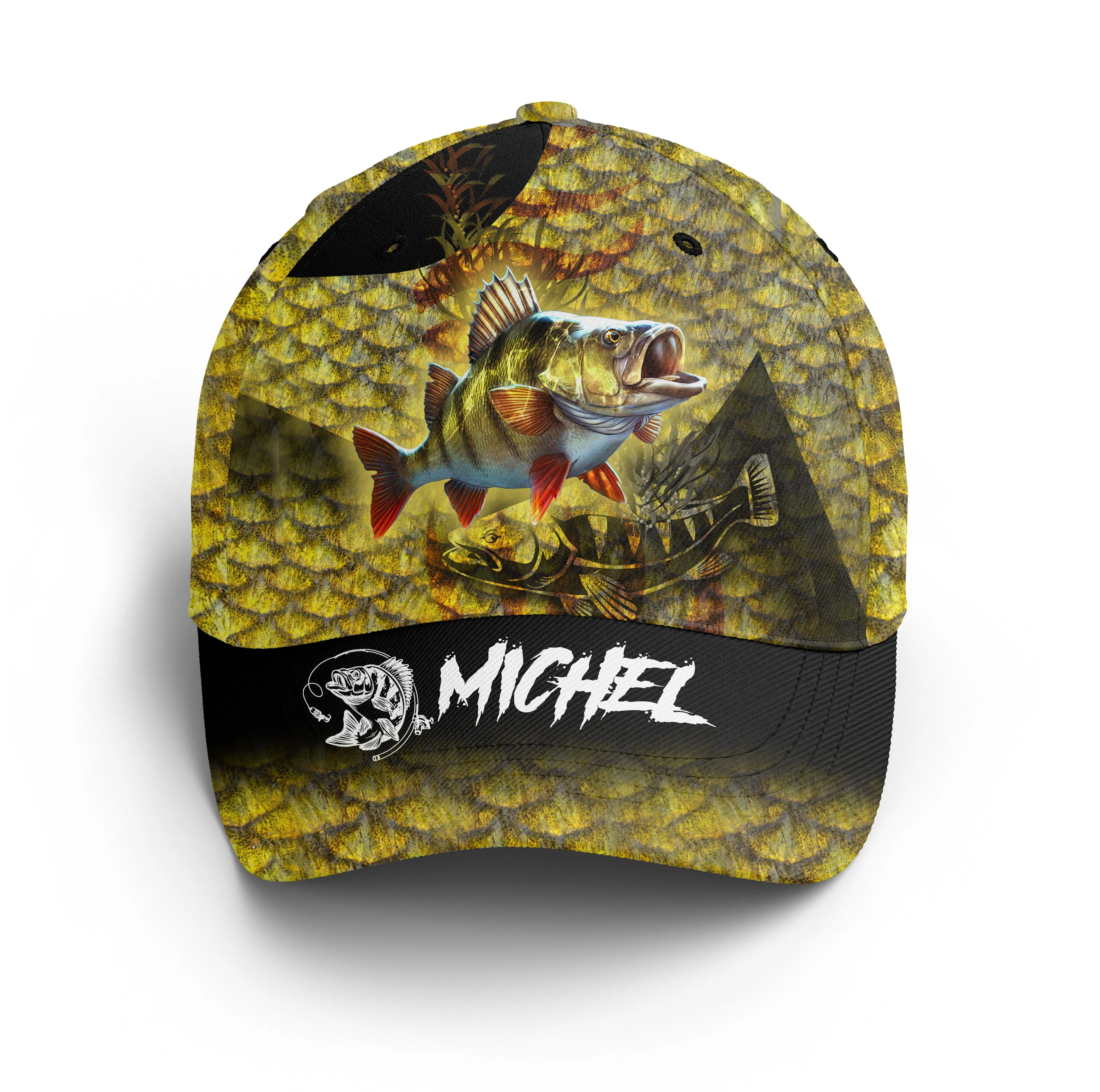 Casquette Camouflage Pêche, Pêche  La Perche, Cadeau Personnalisé Pêcheur - CT23072217