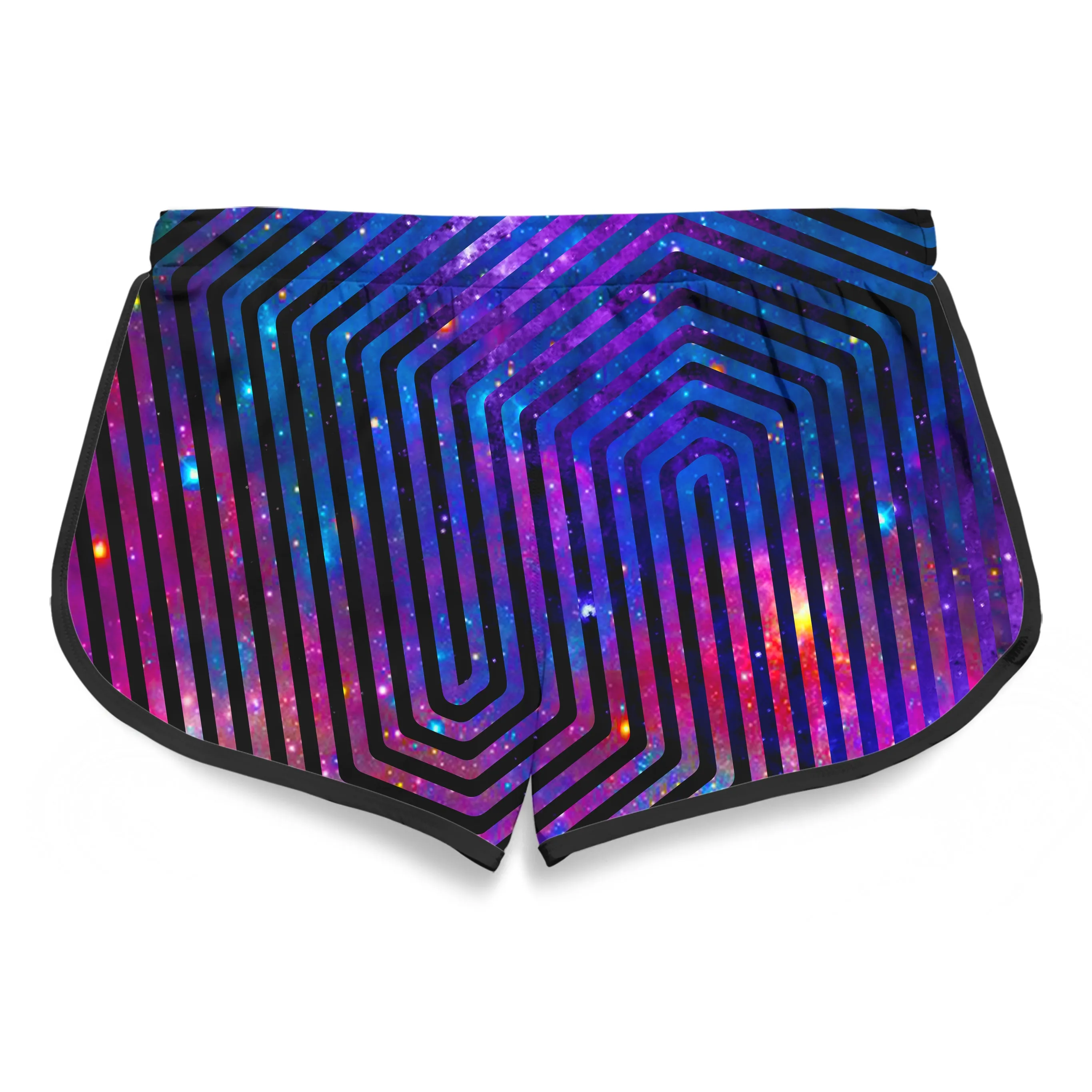 Celestial Finger Print Women's Retro Shorts