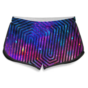 Celestial Finger Print Women's Retro Shorts