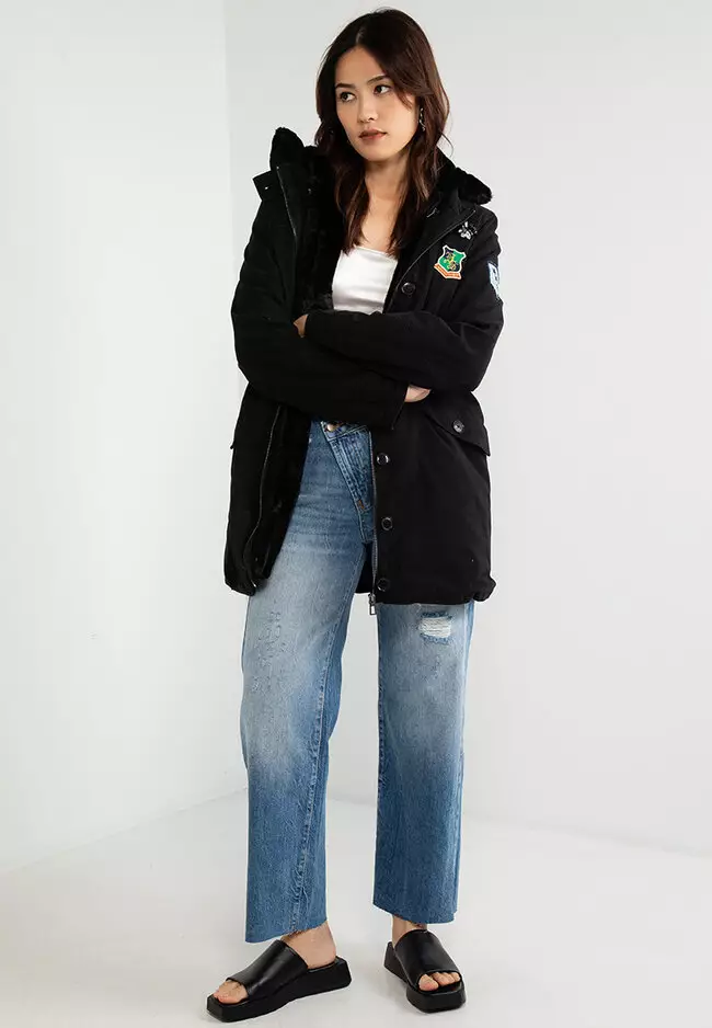 Desigual Oversized Straight Coat