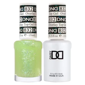 DND Duo Matching Color - OVERLAY GLITTER TOP GELS Collection - 832