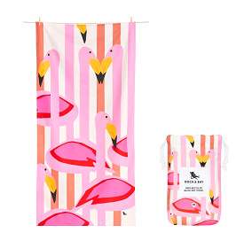 Dock & Bay - Large Kids Quick Dry Towels - Flamboyant Flamingos