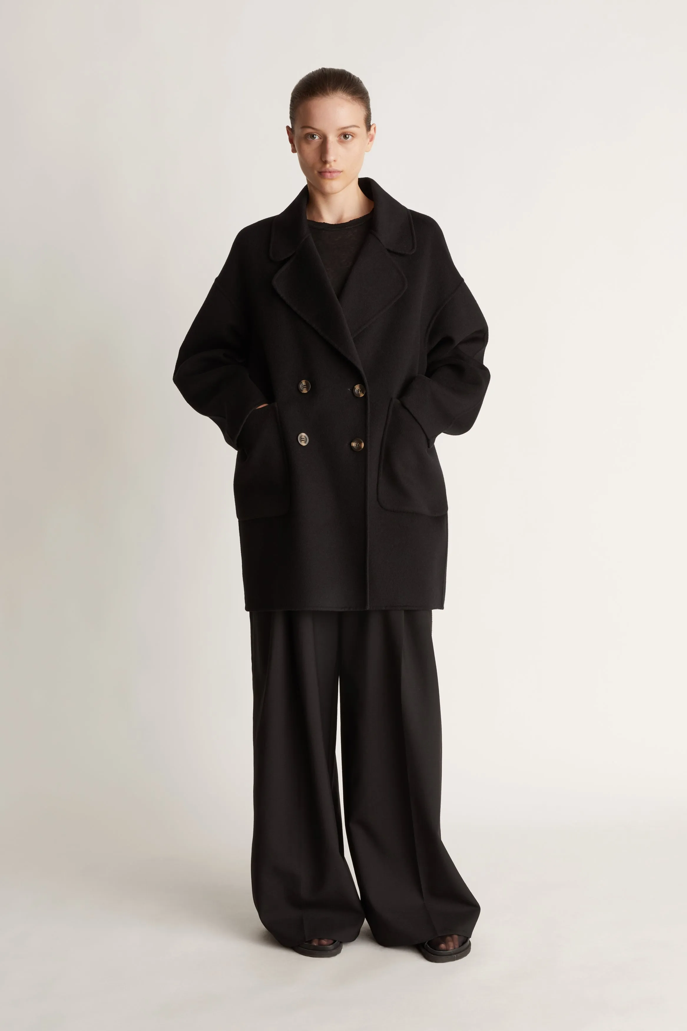 Florentine Cashmere Pea Coat