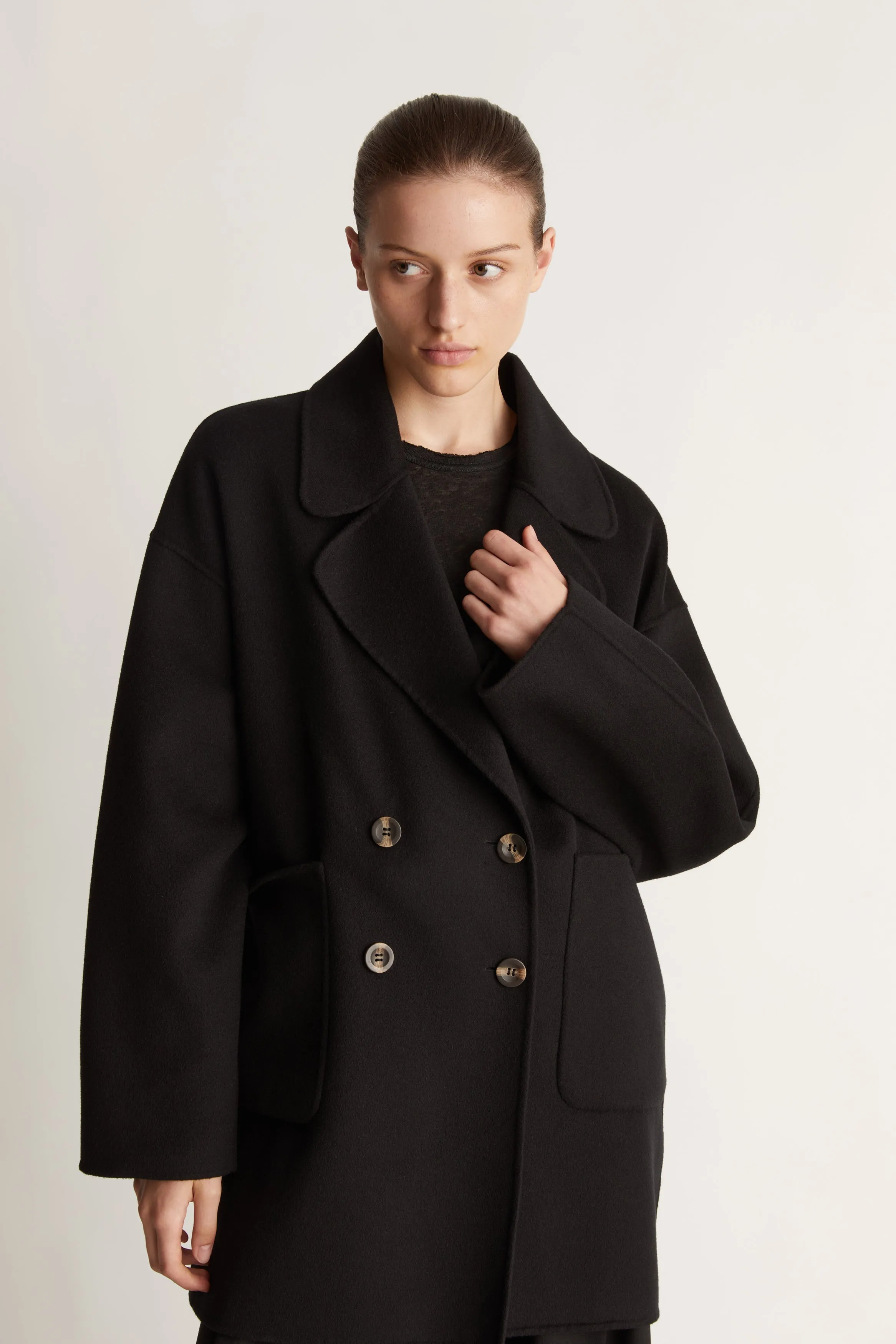 Florentine Cashmere Pea Coat