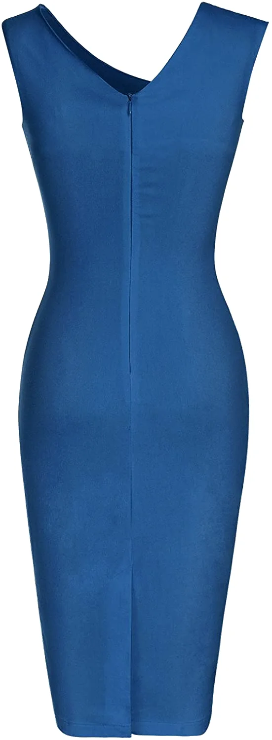 Haute Edition Women's Ruched Shoulder Bodycon Sheath Dress