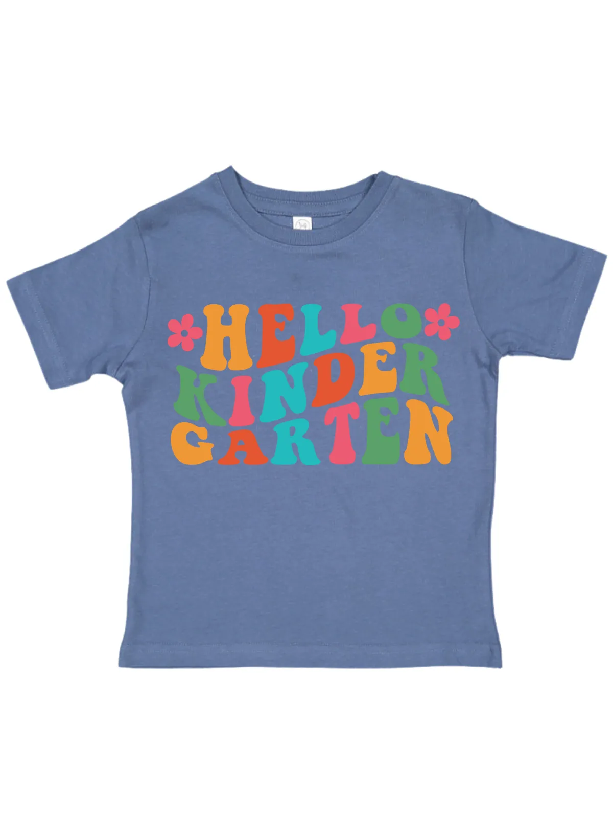 Hello Grade Retro Style + Flowers Kids Shirt