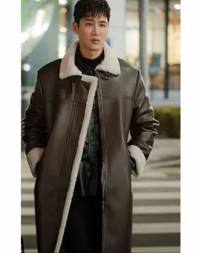 Itaewon Class Ahn Bo-Hyun Leather Coat | Ujackets.com - 40% OFF