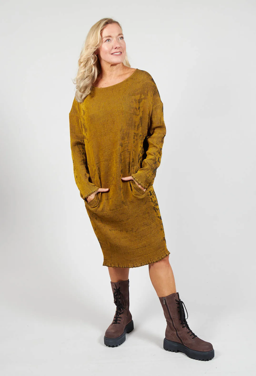 Karim Dress in Cumin