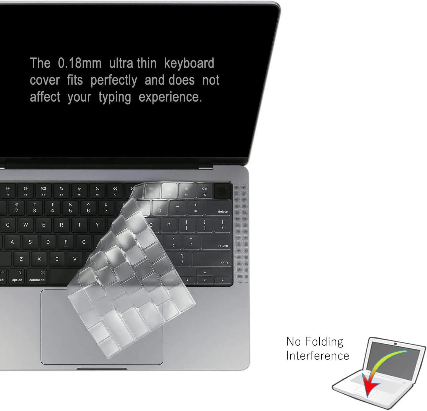 Keyboard Protector for MacBook Air 15, M3 (2024)/ M2 (2023-2022) - US Layout