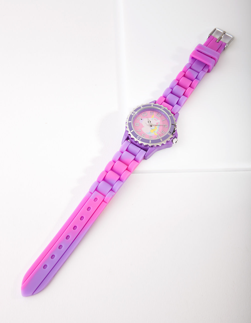 Kids Purple Unicorn Silicone Strap Watch