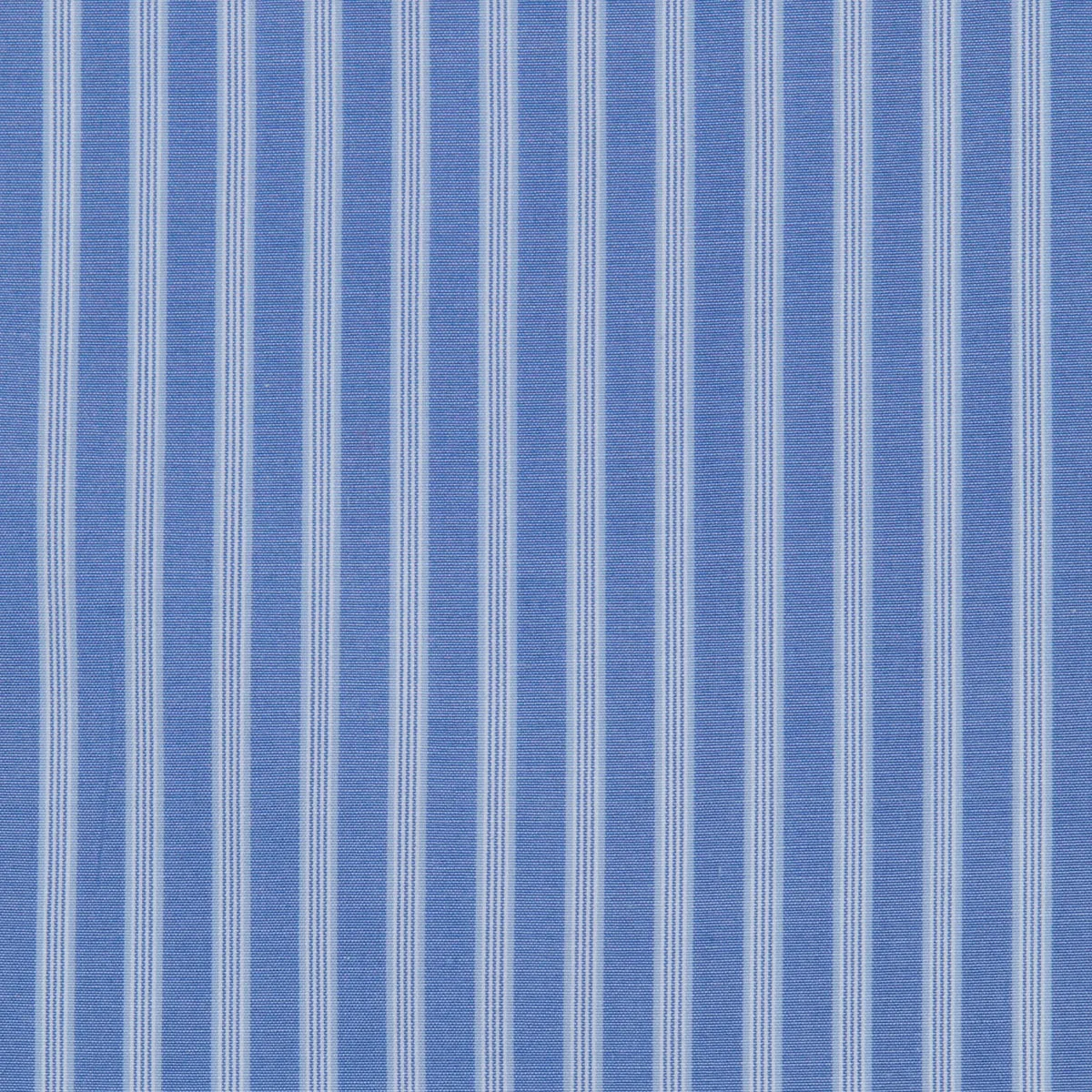 Made-to-Measure Shirt in Blue Multi Stripe Poplin