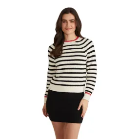 Marina Striped Crew Sweater