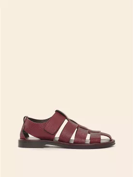 Marta Oxblood Sandal