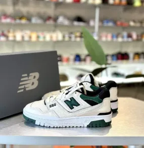 New Balance 550 Sea Salt Pine Green 