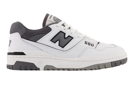 New Balance 550 White Grey Dark Grey