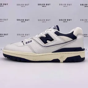 New Balance 550 White Navy 2020 New Size 7