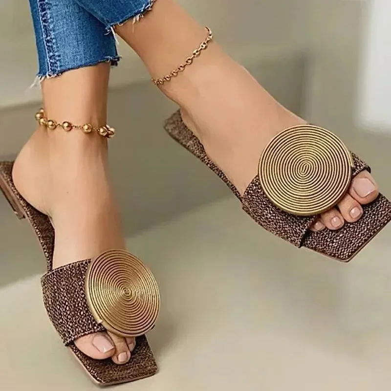 New Woman Summer Flat Sandals